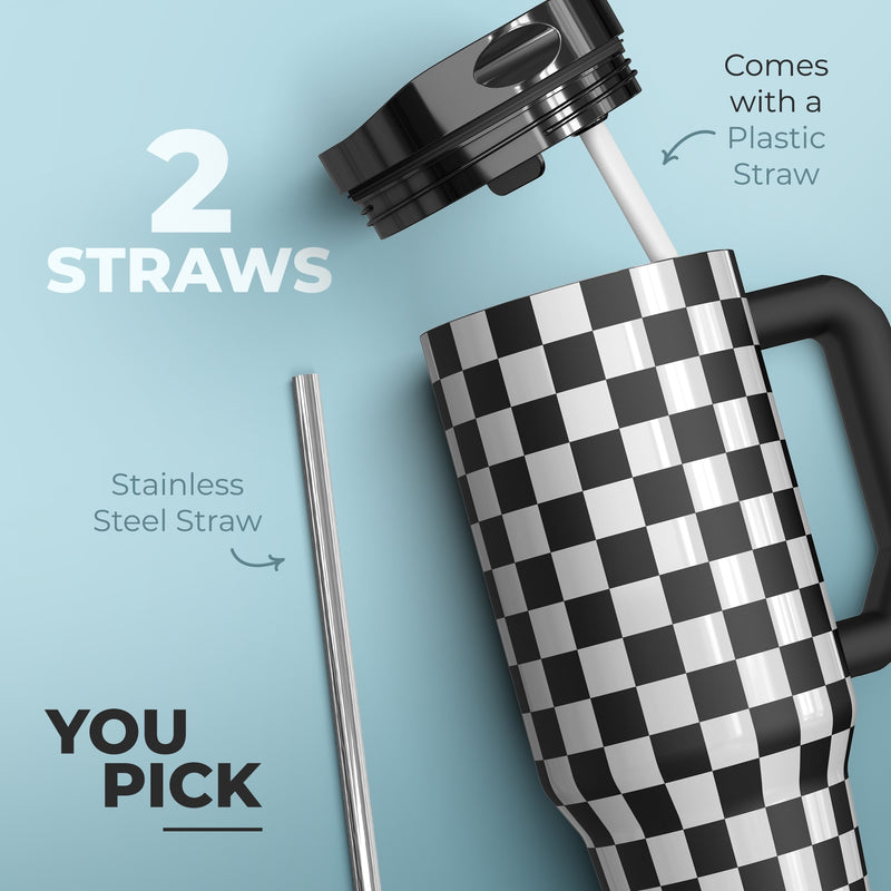 Thicc Buddy 40oz | Burgundy Glitz